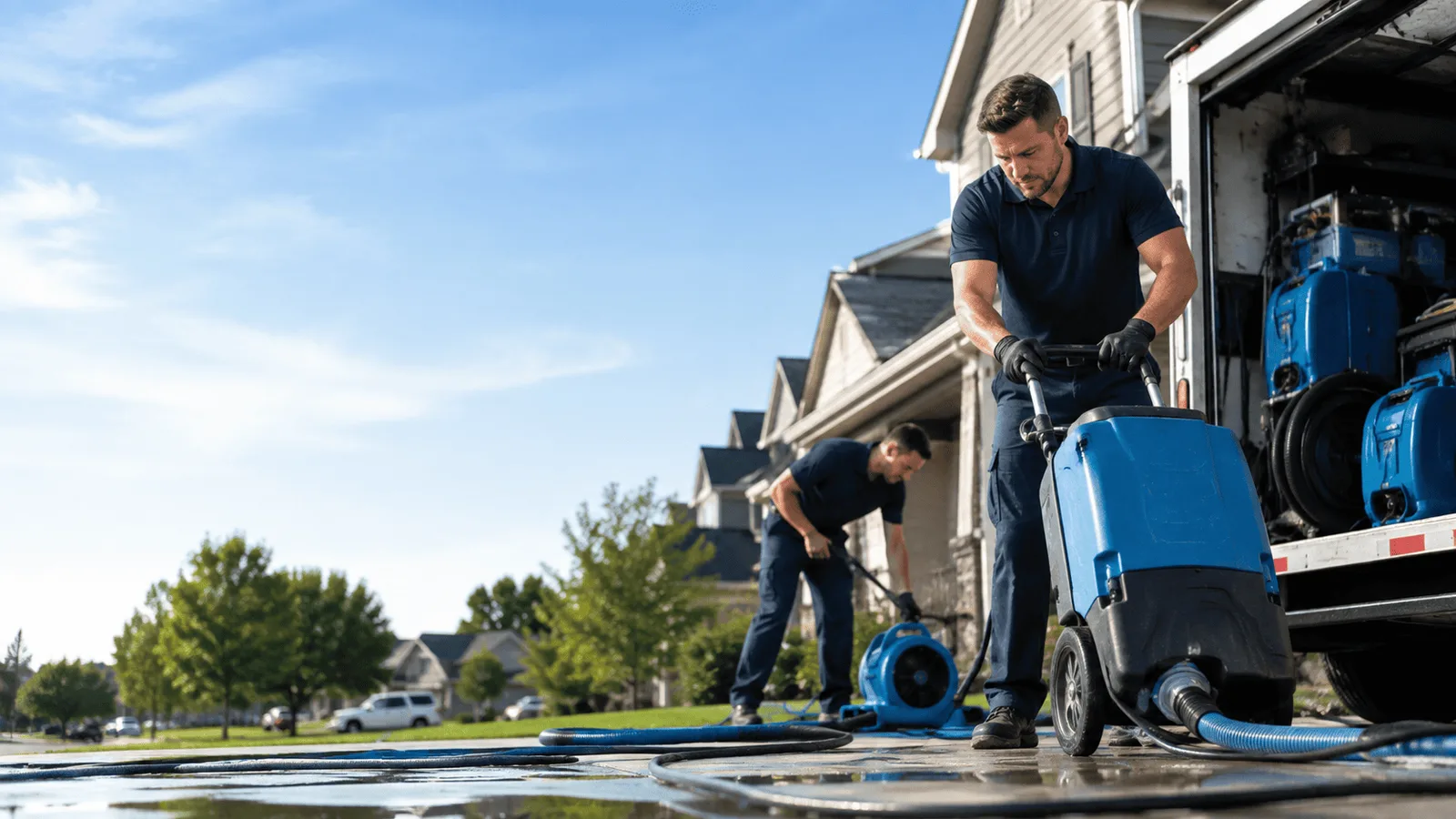 Dehumidification being performed in Heath Springs, SC